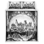 Harry Potter Hogwarts Schule und Symbole Kinderbettwäsche – Bettwäsche