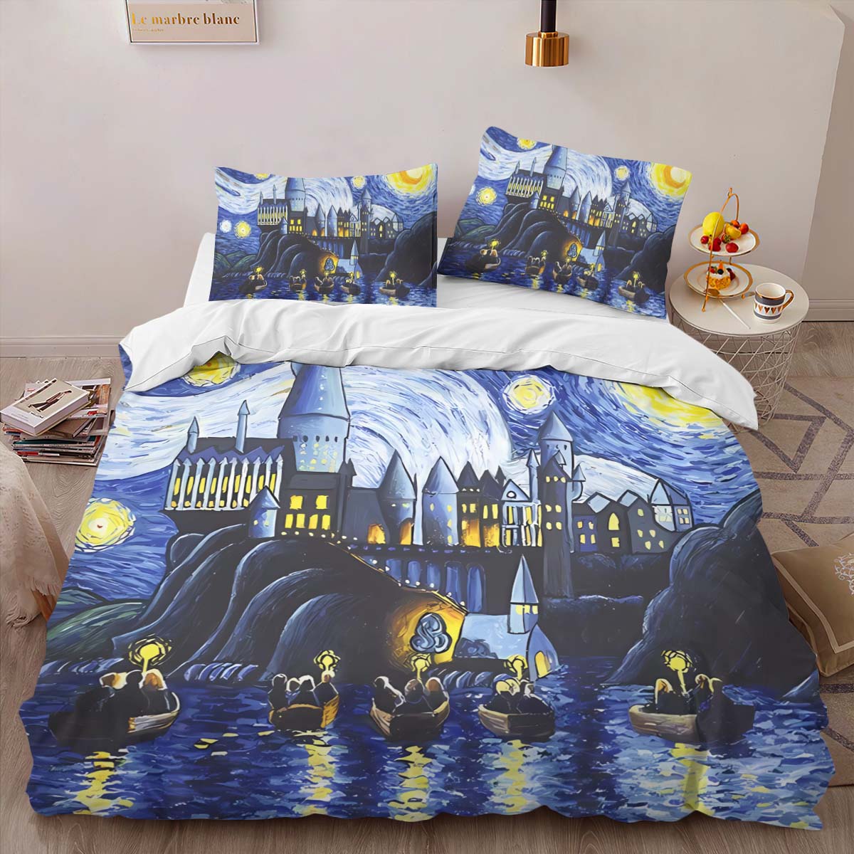 Harry Potter Van Gogh Stil Kinderbettwäsche – Bettwäsche – Bild 2