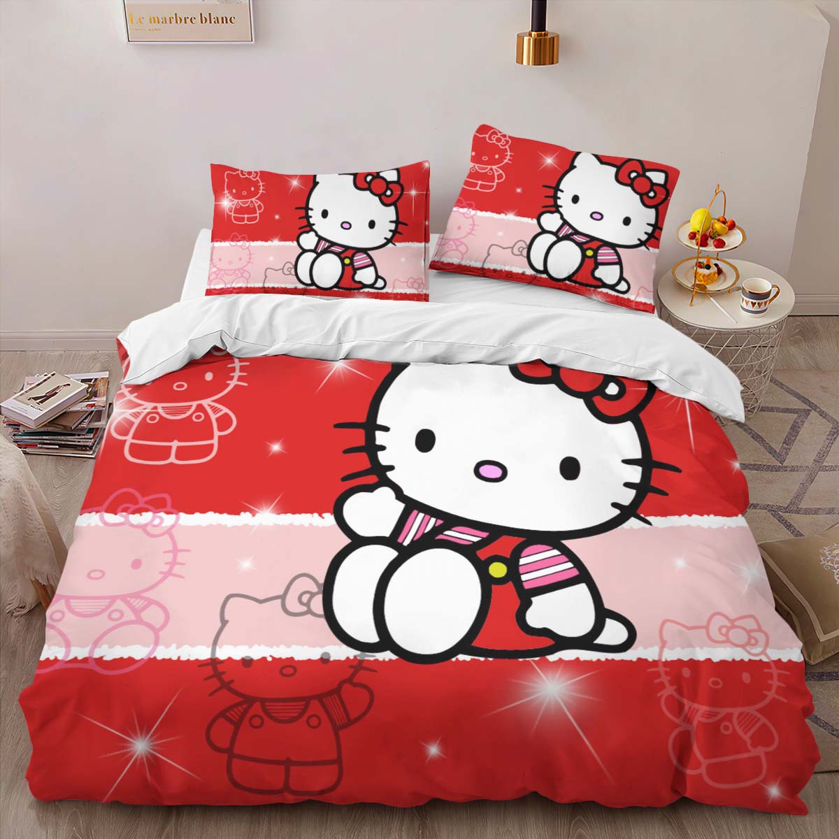 Hello Kitty 05 Kinderbettwäsche – Bettwäsche – Bild 2