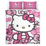 Hello Kitty Rosa 01 Kinderbettwäsche – Bettwäsche