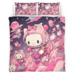 Hello Kitty Rosa 04 Kinderbettwäsche – Bettwäsche