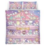 Hello Kitty Rosa 05 Kinderbettwäsche – Bettwäsche