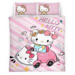 Hello Kitty und Rosa Auto Kinderbettwäsche – Bettwäsche