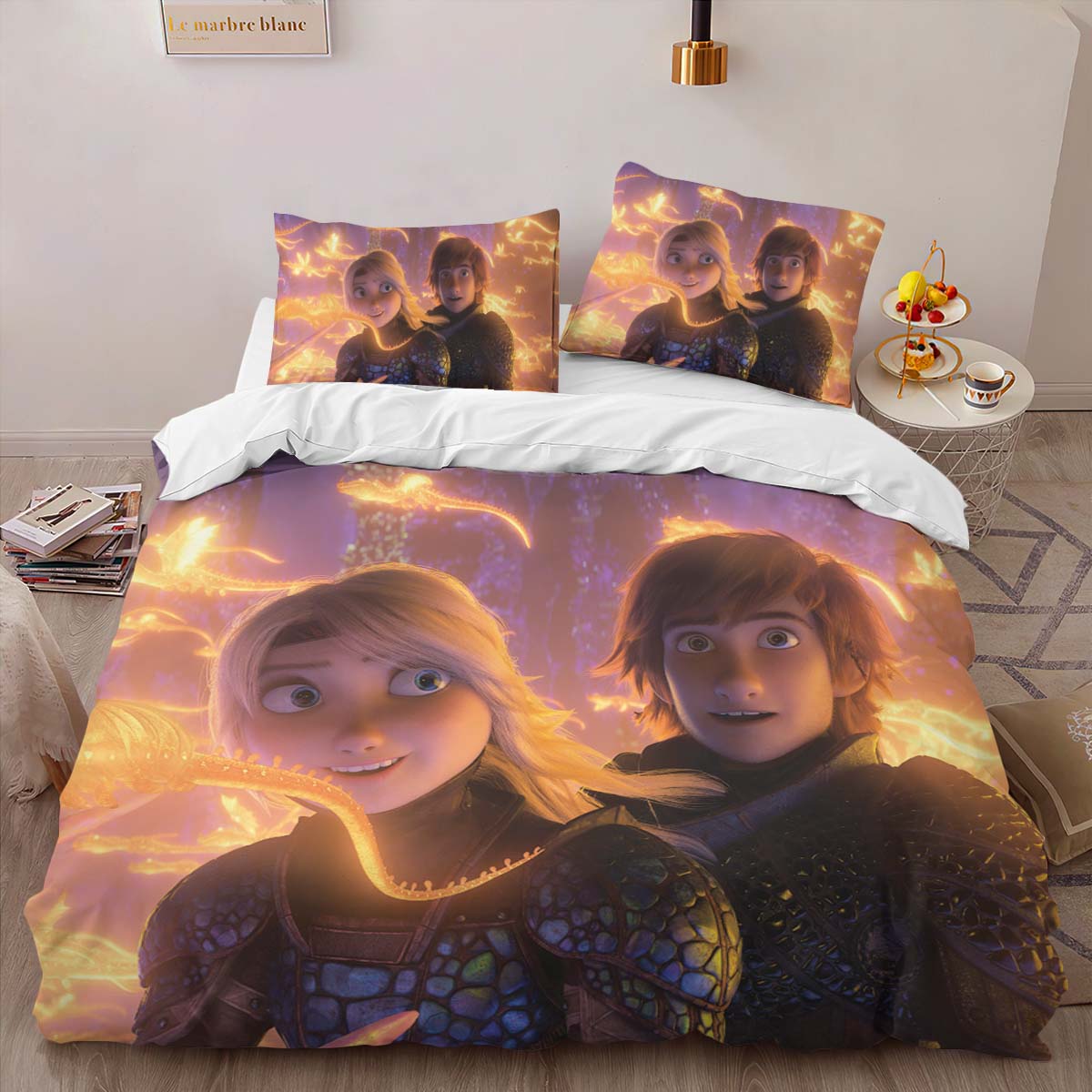 Hicks und Astrid Hofferson Drachenzähmen leicht gemacht Kinderbettwäsche – Bettwäsche – Bild 2
