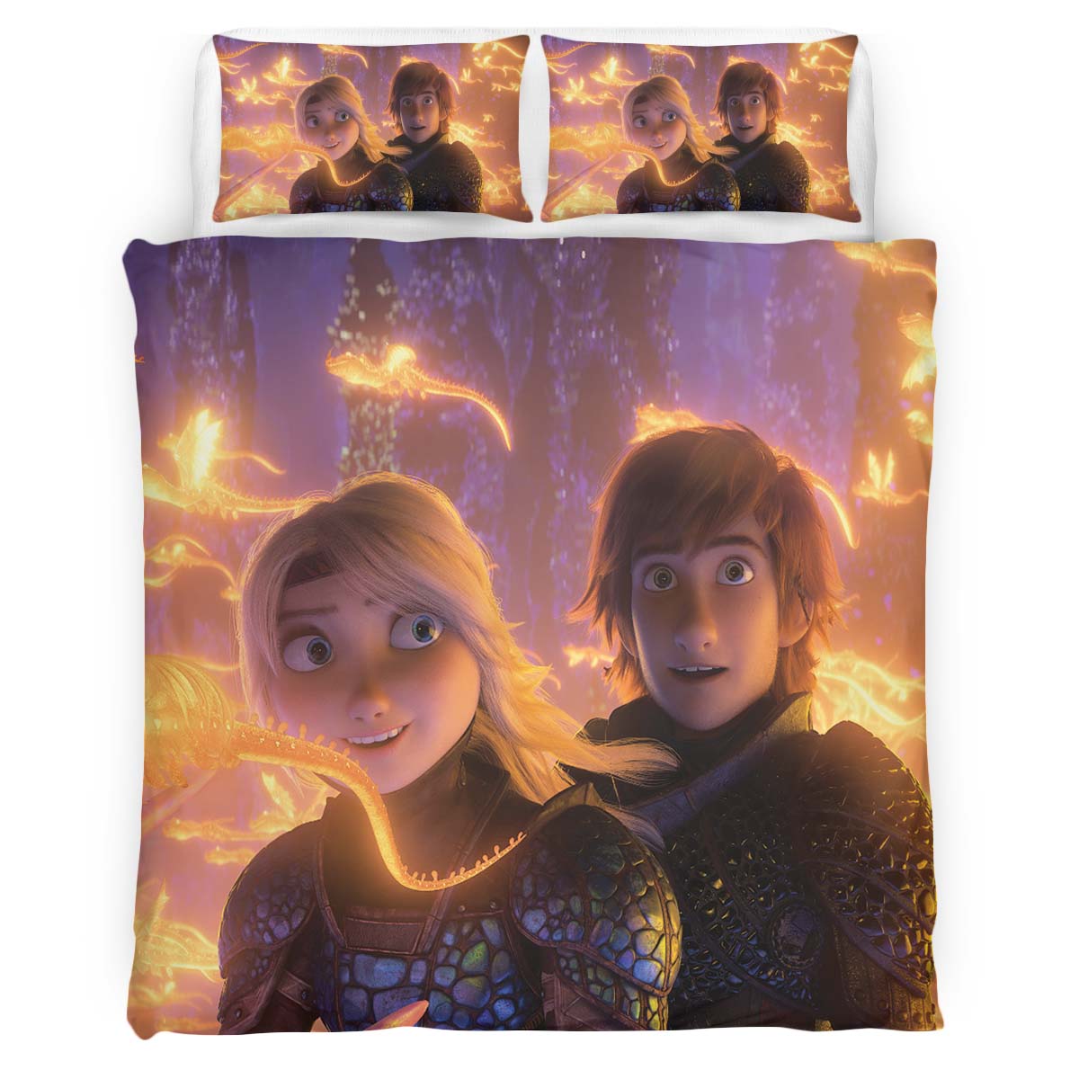Hicks und Astrid Hofferson Drachenzähmen leicht gemacht Kinderbettwäsche – Bettwäsche
