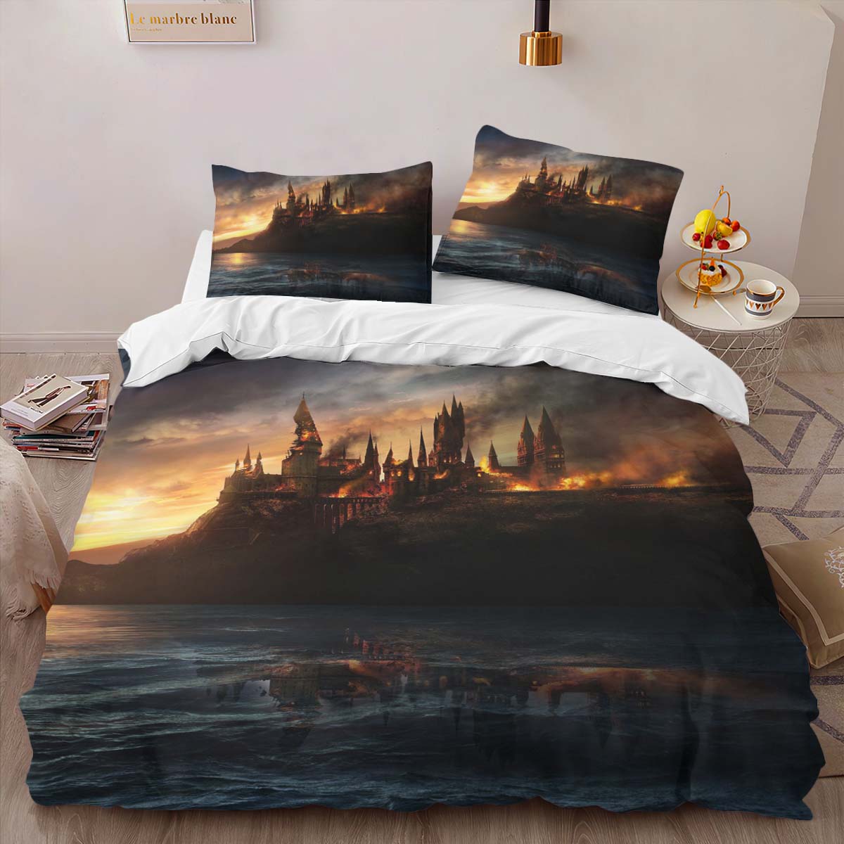 Schloss Hogwarts in Flammen Kinderbettwäsche – Bettwäsche – Bild 2