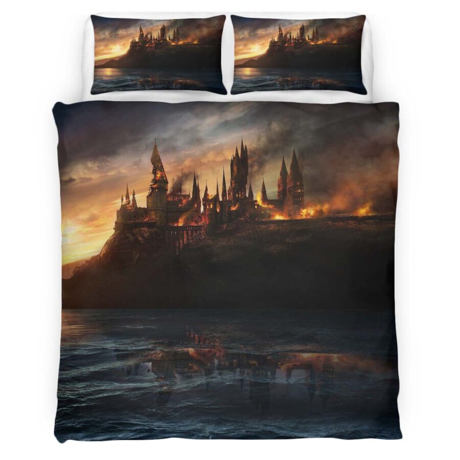Schloss Hogwarts in Flammen Kinderbettwäsche – Bettwäsche – Bild 4