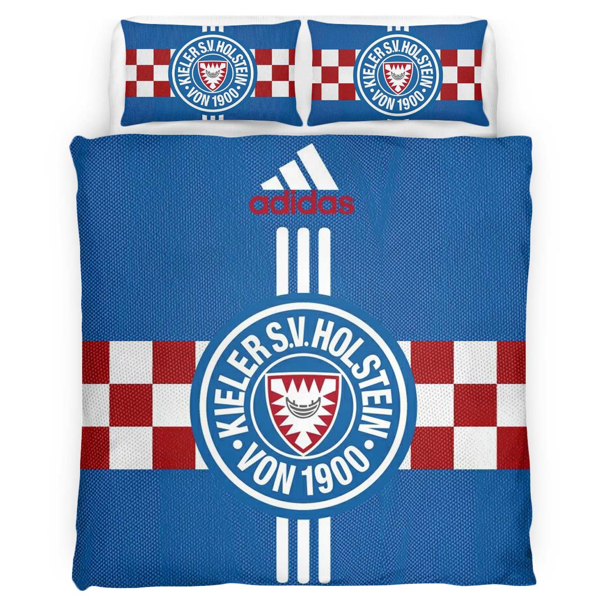 Holstein Kiel FC Kieler SV Holstein 1900 blue 04 Kinderbettwäsche - Bettwäsche – Bild 2