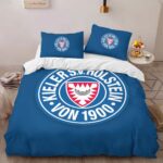Holstein Kiel FC Kieler SV Holstein 1900 blue background 08 Kinderbettwäsche – Bettwäsche