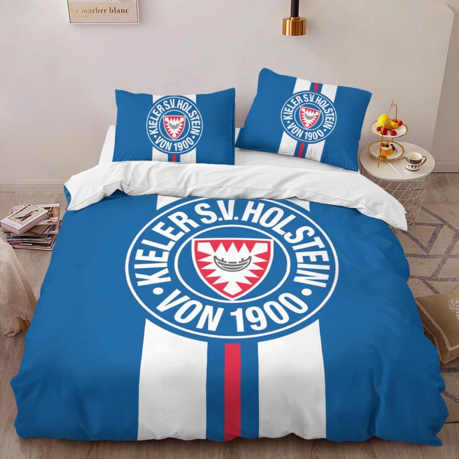 Holstein Kiel FC Kieler SV Holstein 1900 blue background 09 Kinderbettwäsche - Bettwäsche – Bild 4