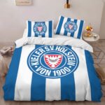 Holstein Kiel FC Kieler SV Holstein 1900 blue background 10 Kinderbettwäsche – Bettwäsche