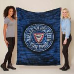 Holstein Kiel FC Kieler SV Holstein 1900 blaue Backsteinmauer Fleecedecke – Decke