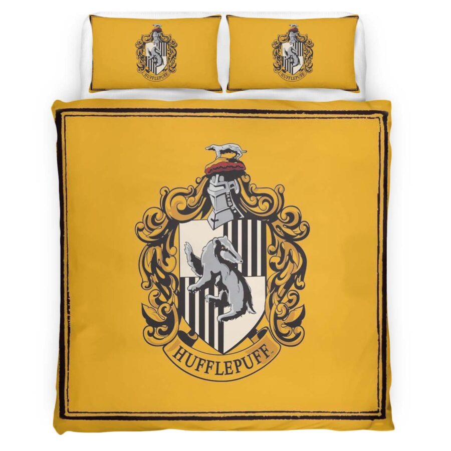 Haus Hufflepuff Harry Potter Gelbes Logo Kinderbettwäsche – Bettwäsche – Bild 4