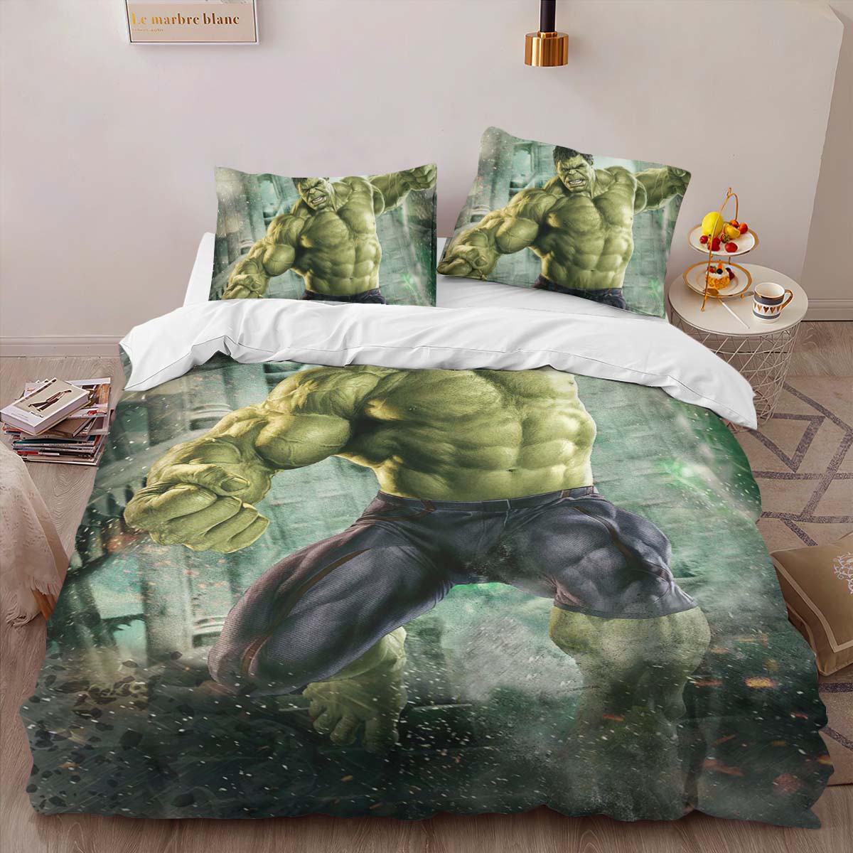 Hulk Avenger Marvel 1002 Kinderbettwäsche – Bettwäsche – Bild 2