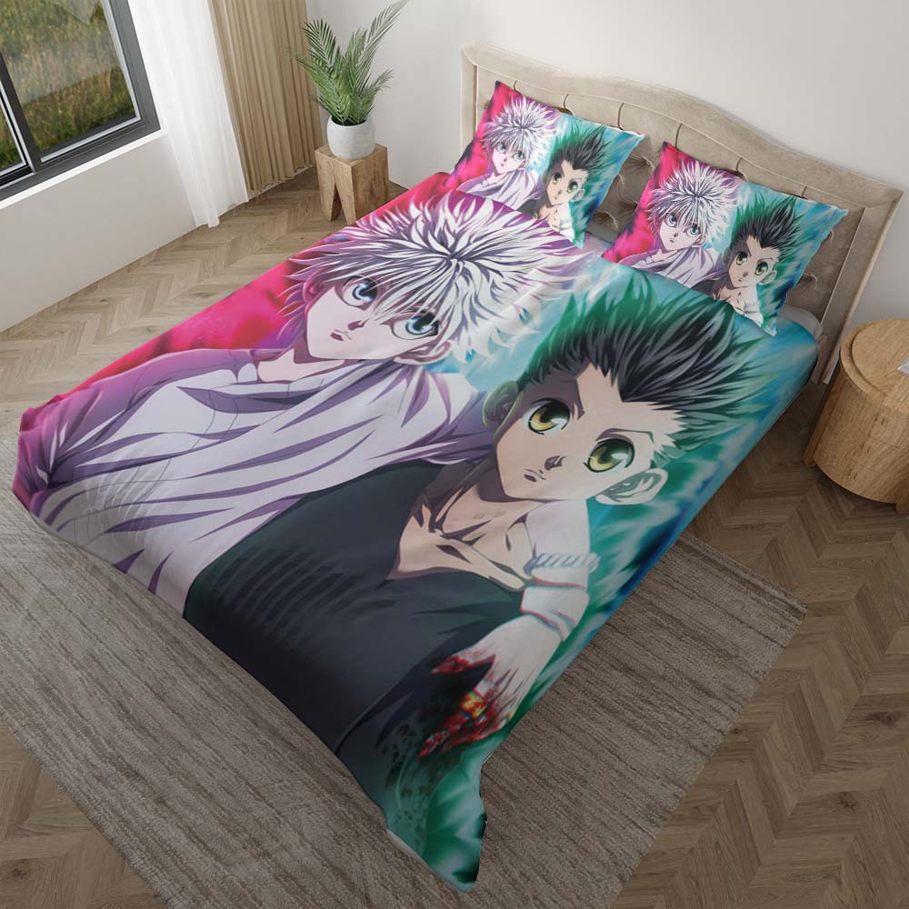 Hunter X Hunter Killua Zoldyck und Gon Freecss Kinderbettwäsche - Bettwäsche – Bild 2