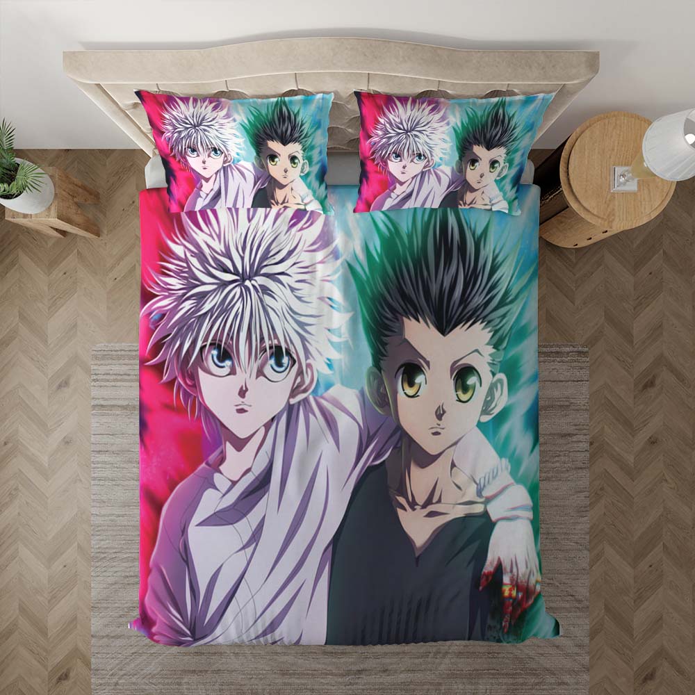Hunter X Hunter Killua Zoldyck und Gon Freecss Kinderbettwäsche - Bettwäsche – Bild 3