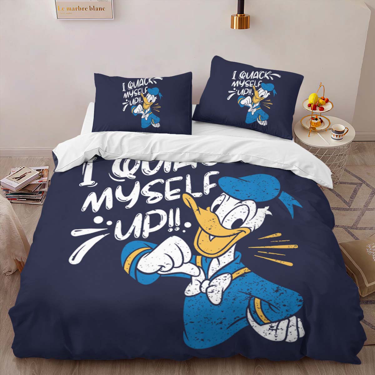 Ich lache mich kaputt Donald Duck Kinderbettwäsche – Bettwäsche – Bild 2