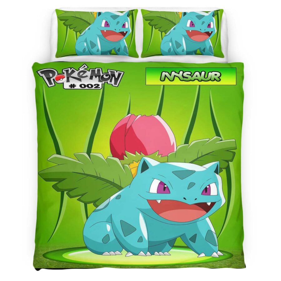Bisaknosp Bisasam Pokemon 5 Kinderbettwäsche – Bettwäsche – Bild 4