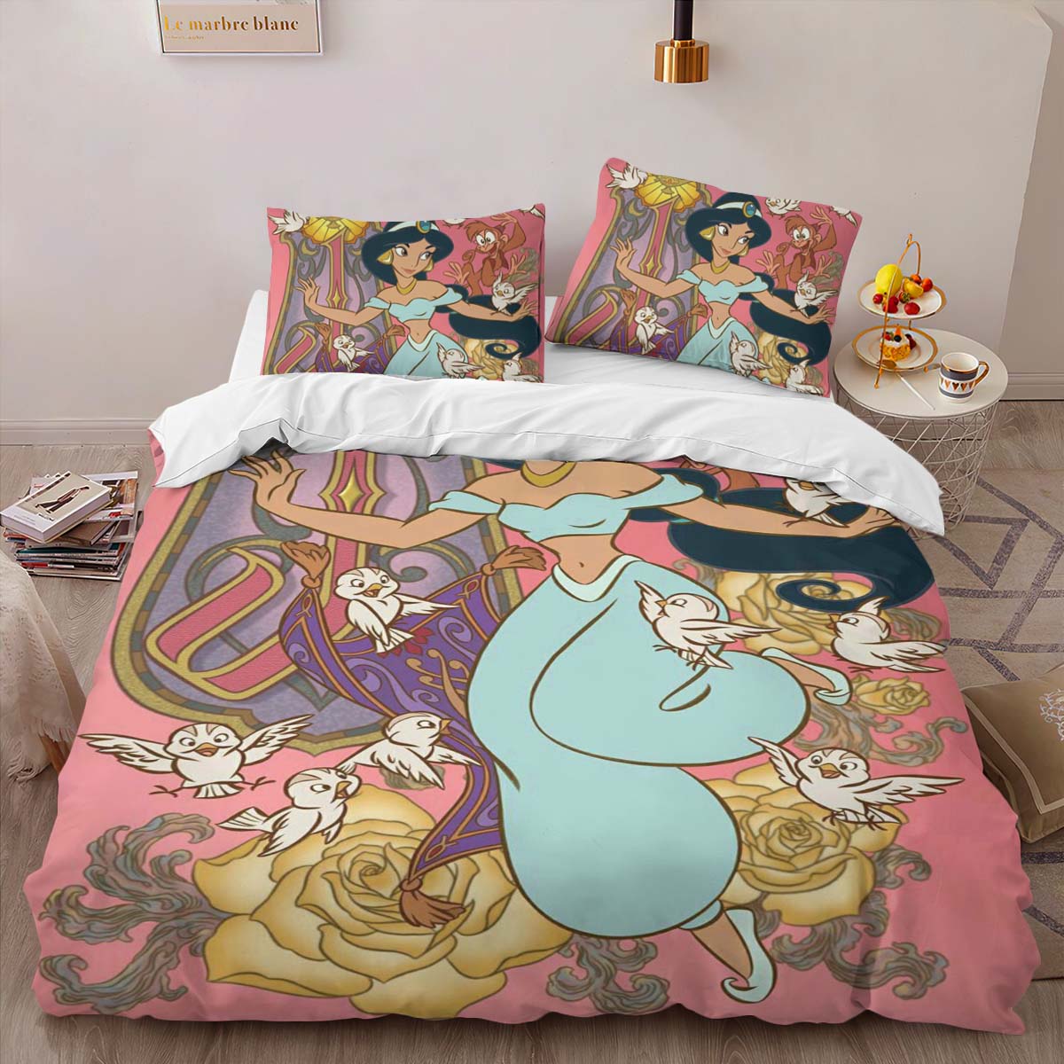 Prinzessin Jasmin Aladdin 04 Kinderbettwäsche – Bettwäsche – Bild 2