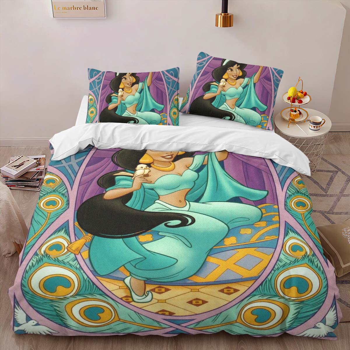 Prinzessin Jasmin Aladdin 10 Kinderbettwäsche – Bettwäsche – Bild 2