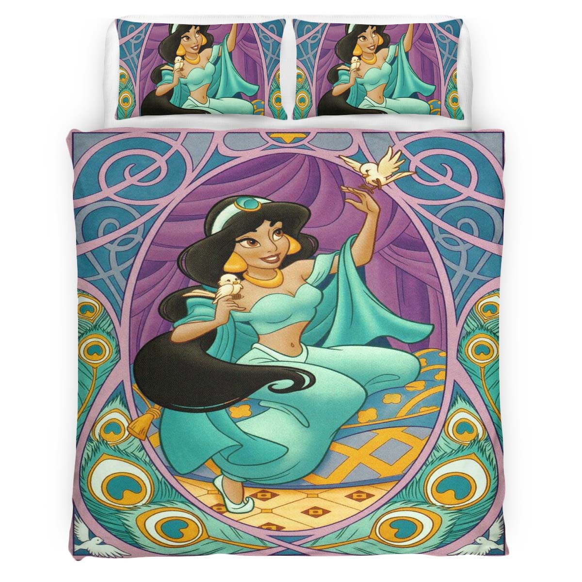 Prinzessin Jasmin Aladdin 10 Kinderbettwäsche – Bettwäsche