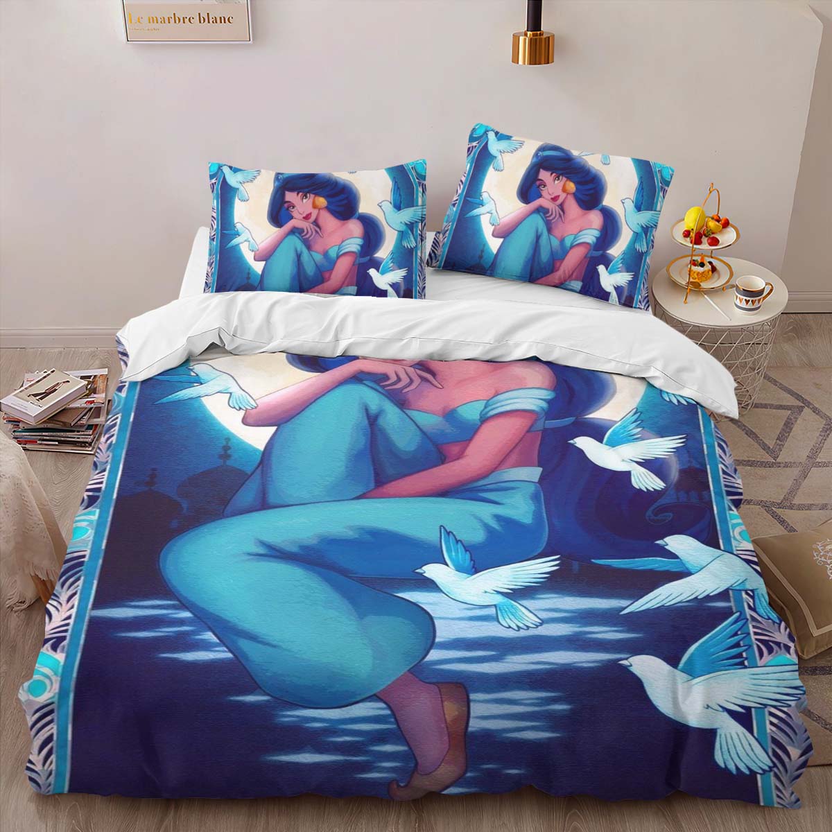 Prinzessin Jasmin Aladdin Märchen Kinderbettwäsche – Bettwäsche – Bild 2