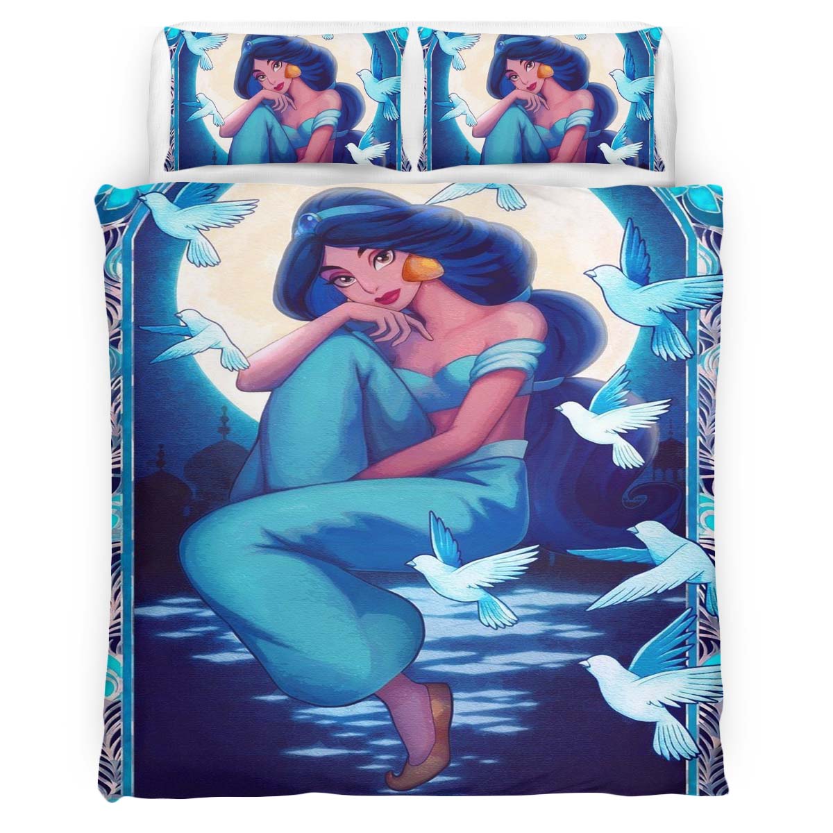 Prinzessin Jasmin Aladdin Märchen Kinderbettwäsche – Bettwäsche