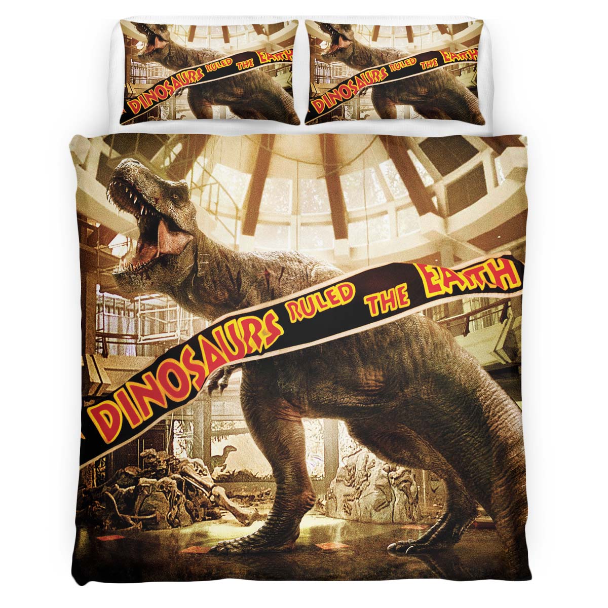 Jurassic World Dinosaurier im Museum Kinderbettwäsche – Bettwäsche
