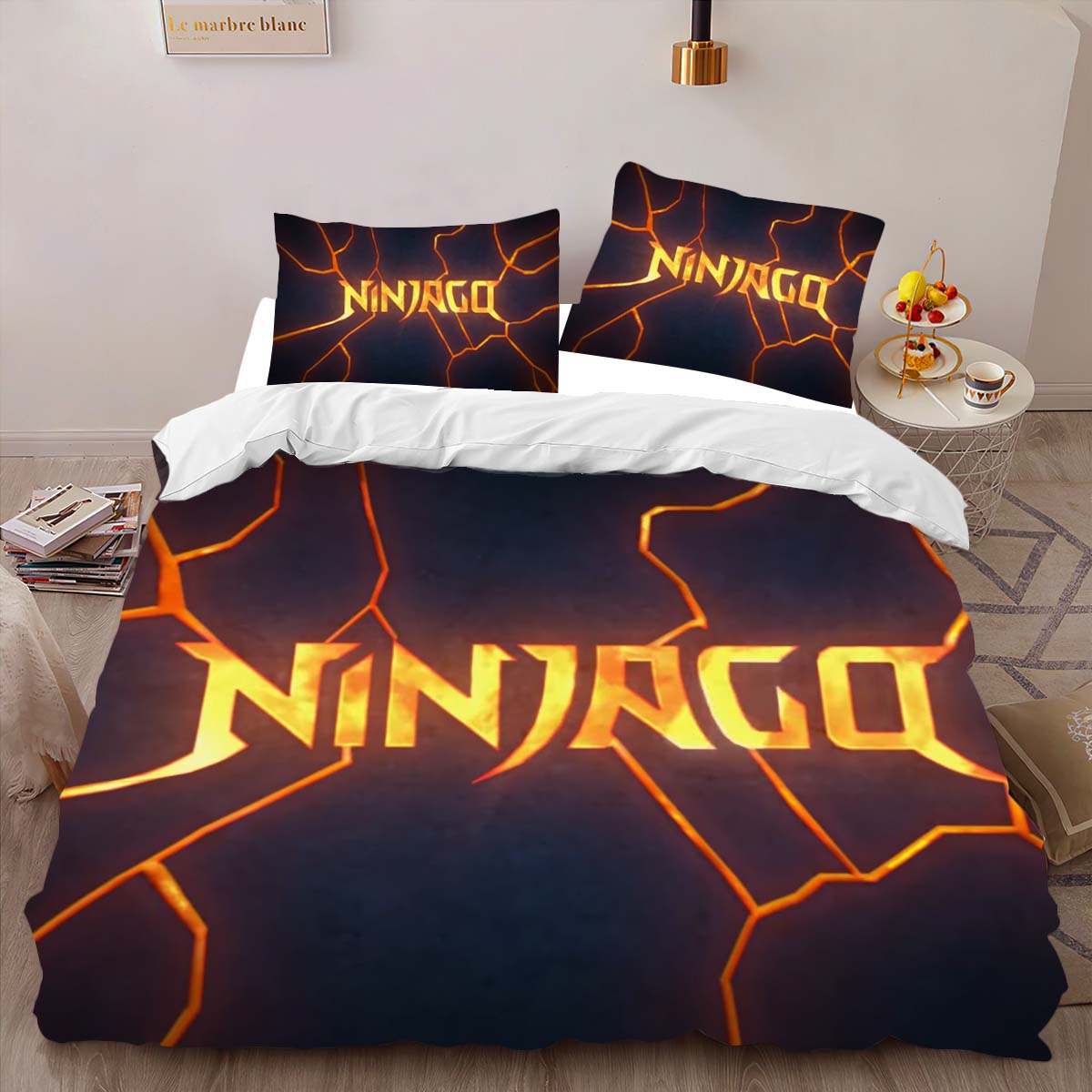 Lego Ninjago Meister der Berge Logo Kinderbettwäsche – Bettwäsche – Bild 2