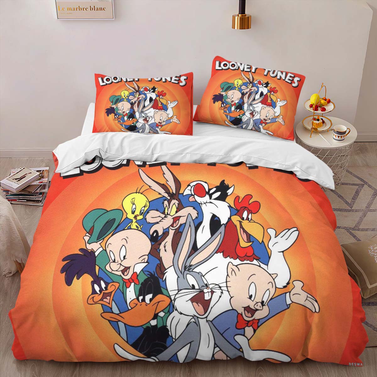 Looney Tunes Alle Charaktere 15 Kinderbettwäsche – Bettwäsche – Bild 2