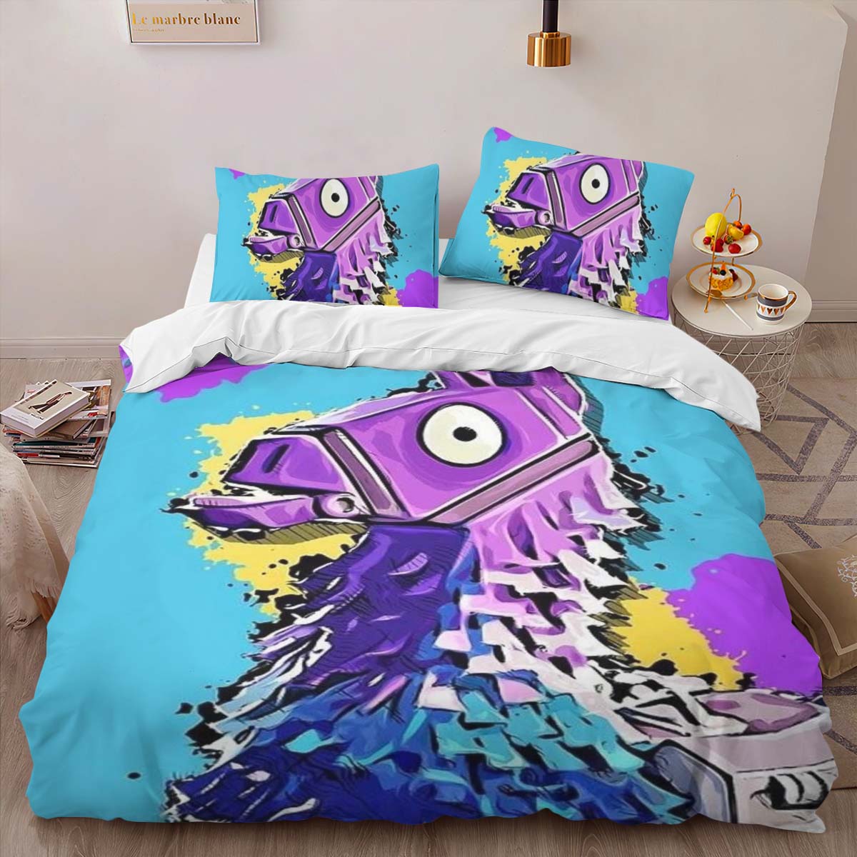 Loot Llama Fortnite 2 Kinderbettwäsche – Bettwäsche – Bild 2