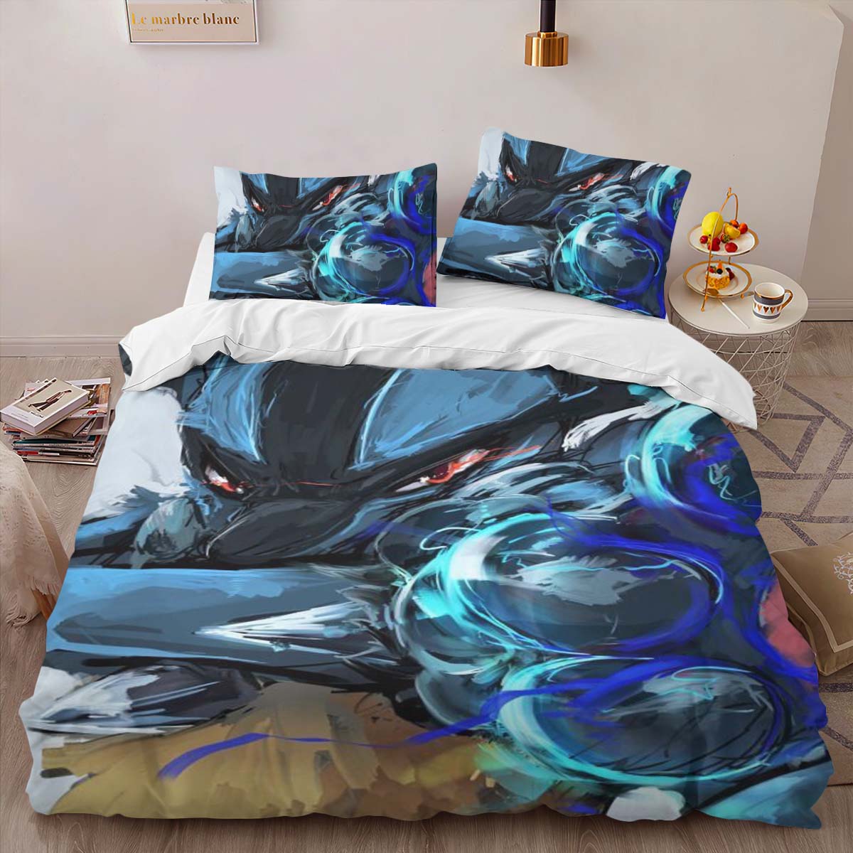 Lucario Pokemon 10 Kinderbettwäsche – Bettwäsche – Bild 2