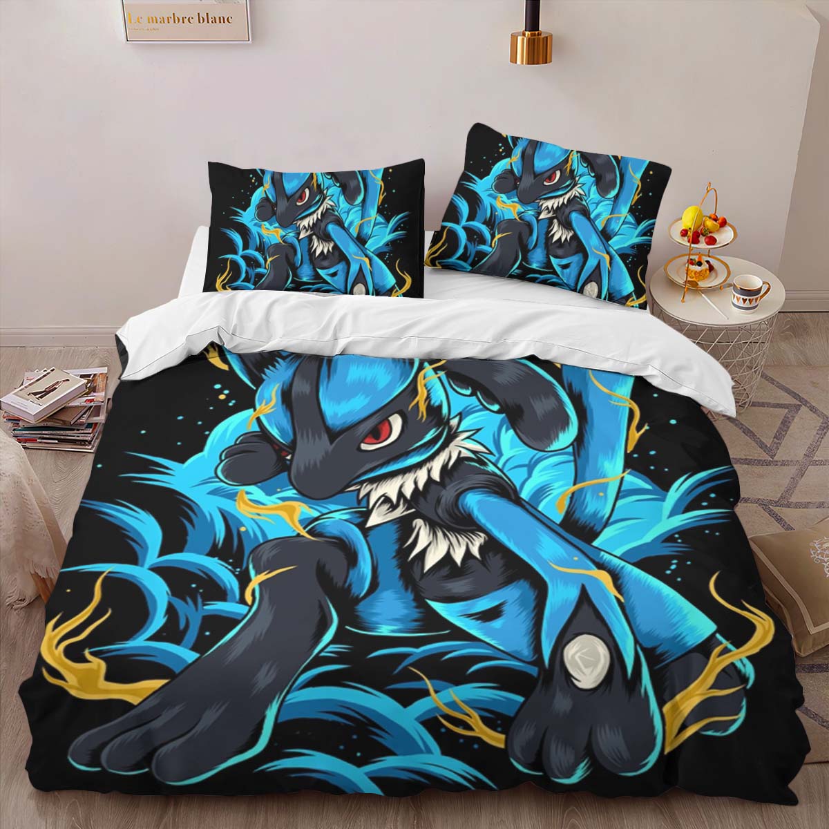 Lucario Pokemon 4 Kinderbettwäsche – Bettwäsche – Bild 2