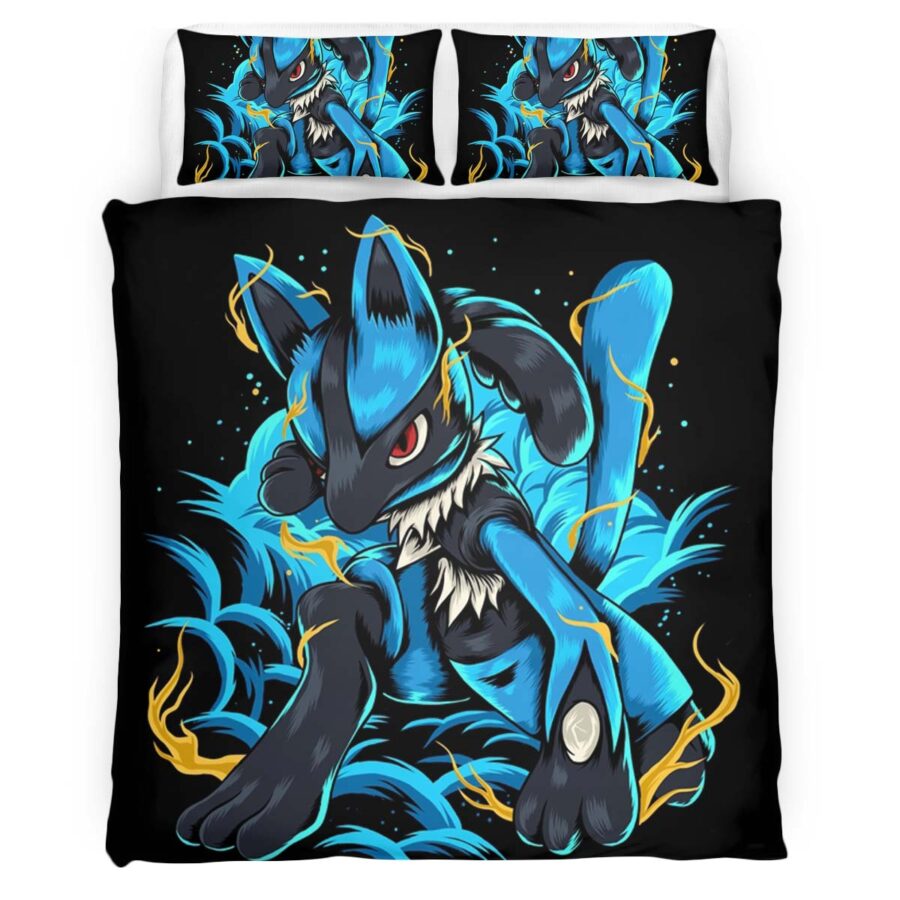 Lucario Pokemon 4 Kinderbettwäsche – Bettwäsche – Bild 4