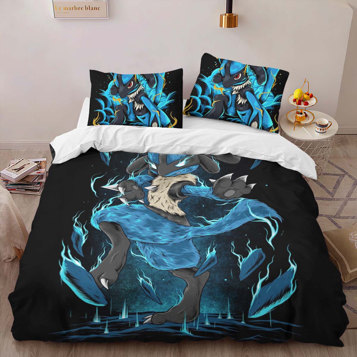 Lucario Pokemon 5 Kinderbettwäsche – Bettwäsche – Bild 2