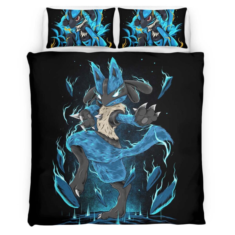 Lucario Pokemon 5 Kinderbettwäsche – Bettwäsche – Bild 4