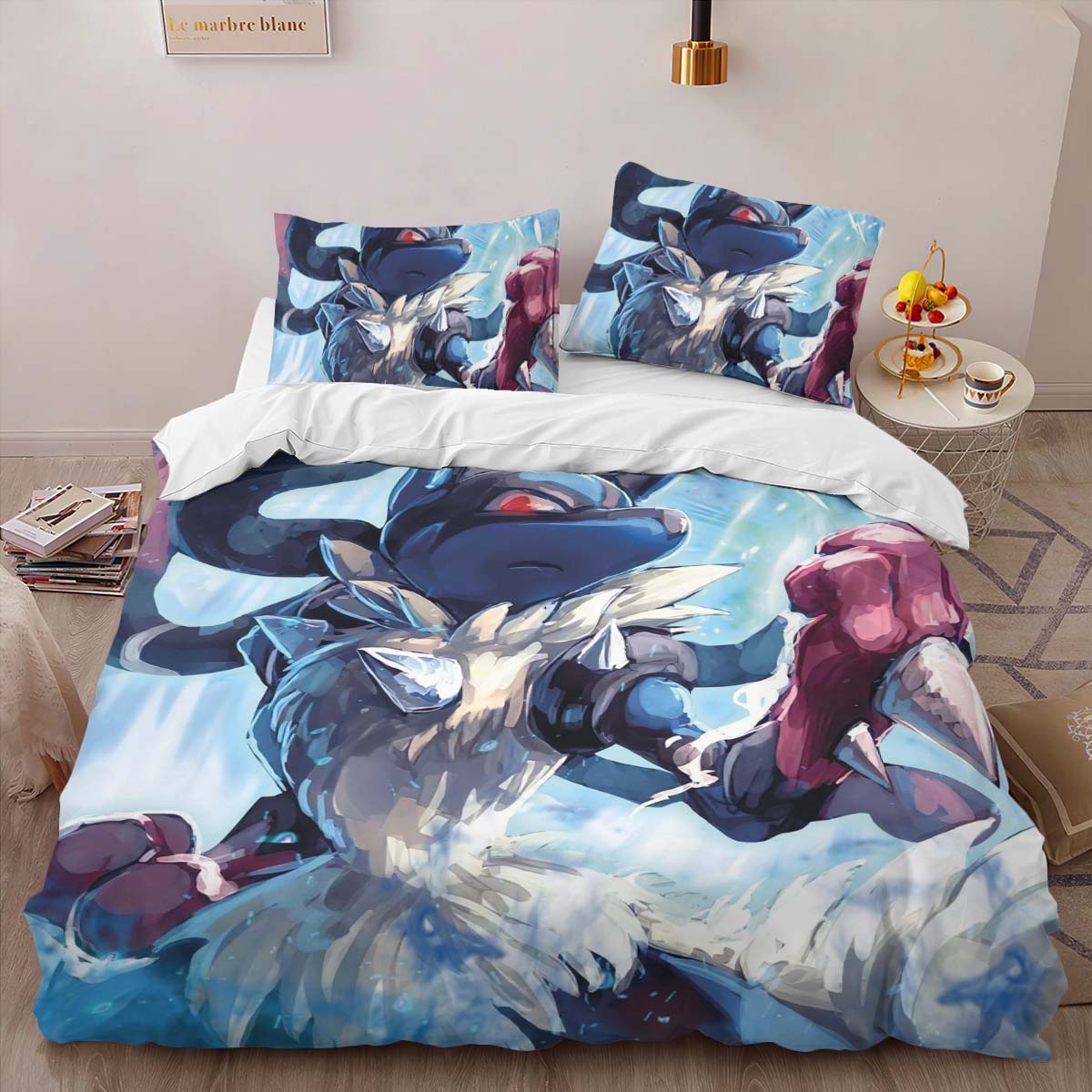 Lucario Pokemon 6 Kinderbettwäsche – Bettwäsche – Bild 2
