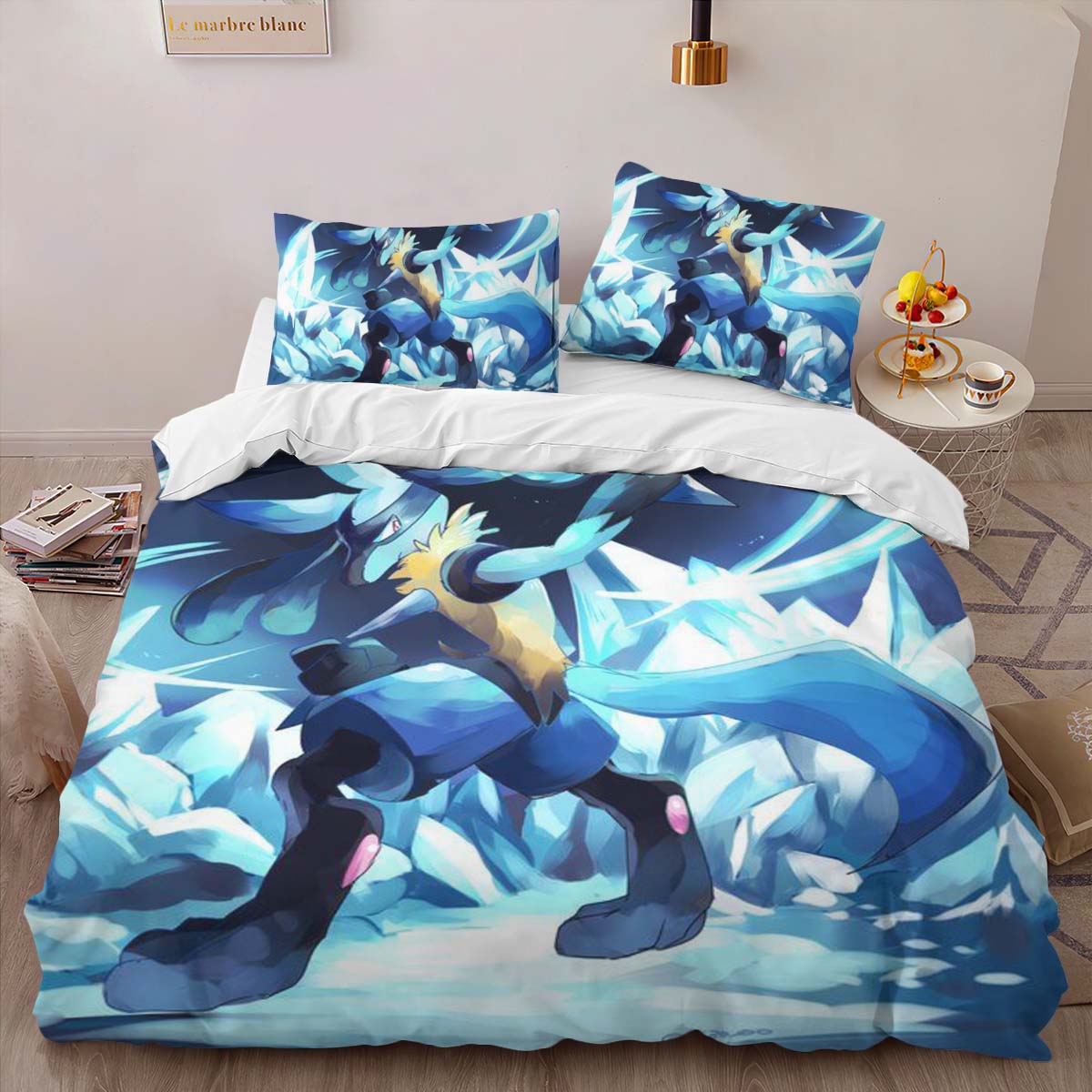 Lucario Pokemon 8 Kinderbettwäsche – Bettwäsche – Bild 2