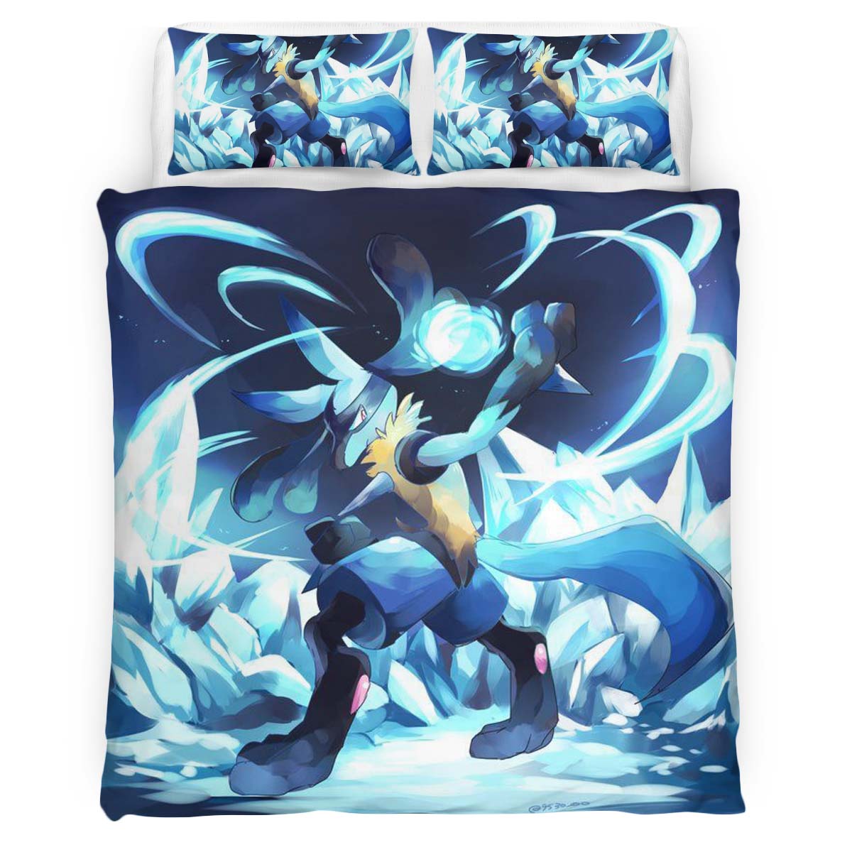 Lucario Pokemon 8 Kinderbettwäsche – Bettwäsche