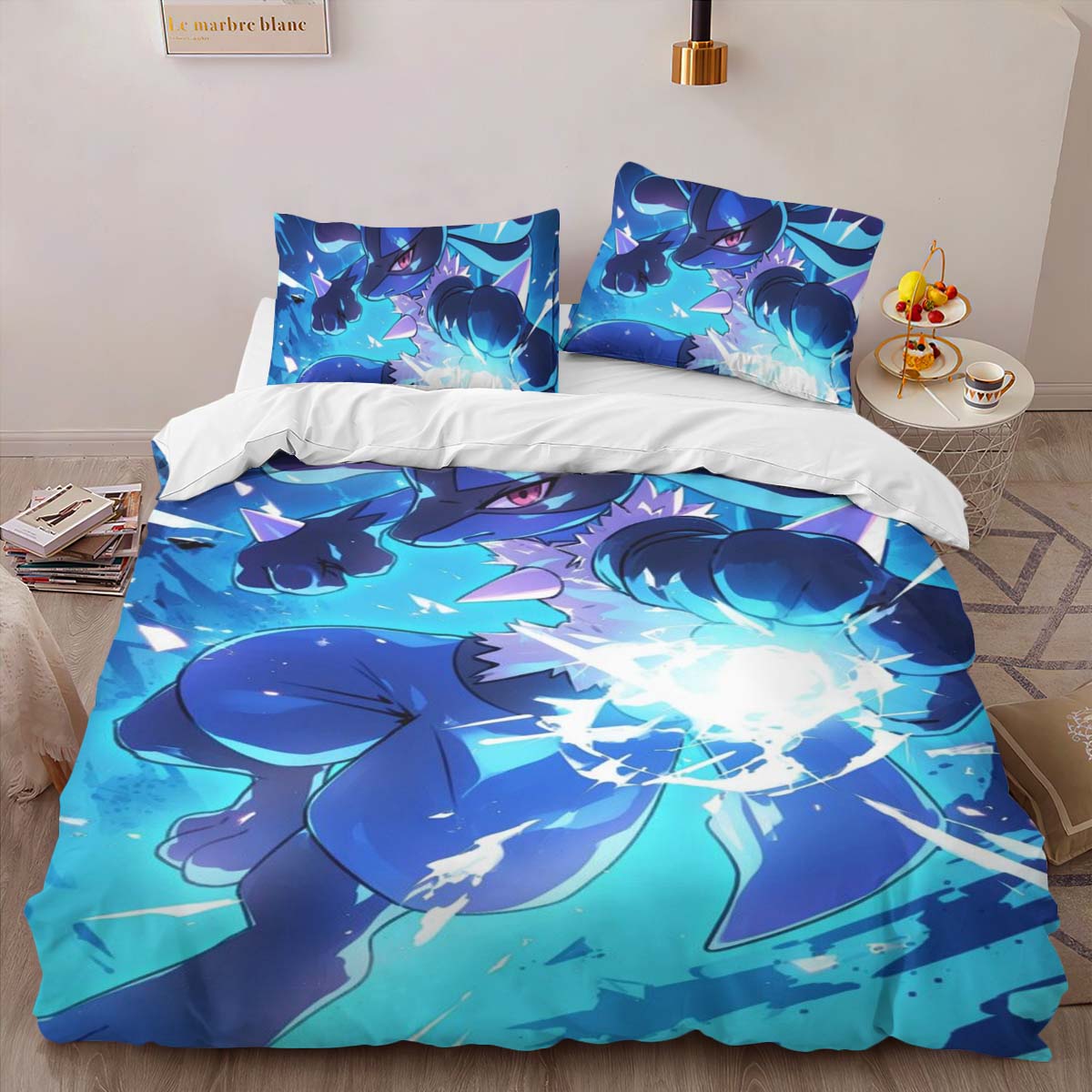 Lucario Pokemon 9 Kinderbettwäsche – Bettwäsche – Bild 2