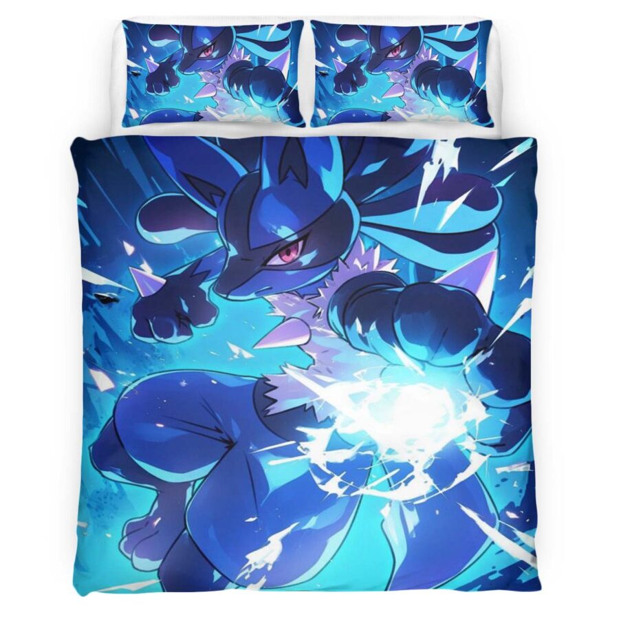 Lucario Pokemon 9 Kinderbettwäsche – Bettwäsche – Bild 4