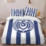 MSV Duisburg blue background 02 Kinderbettwäsche – Bettwäsche