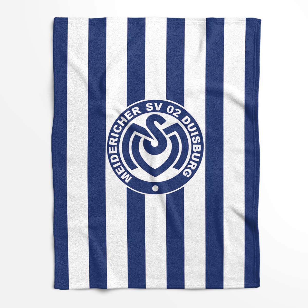 MSV Duisburg blauer Hintergrund 02 Fleecedecke - Decke – Bild 2