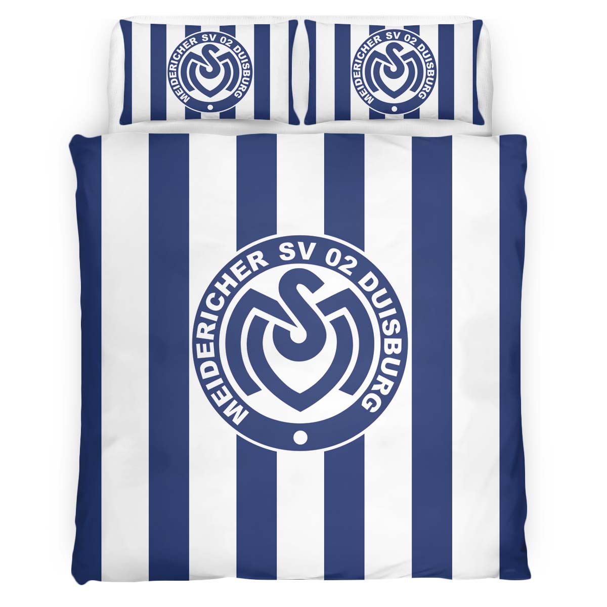 MSV Duisburg blue background 02 Kinderbettwäsche - Bettwäsche – Bild 2