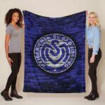 MSV Duisburg blaue Backsteinmauer Fleecedecke – Decke