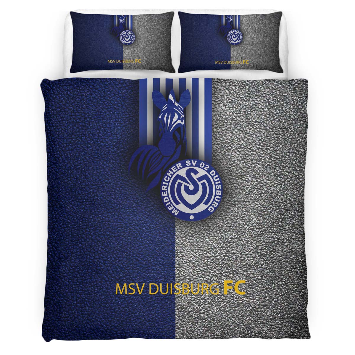MSV Duisburg blue leather Kinderbettwäsche - Bettwäsche – Bild 2