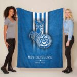MSV Duisburg Blaumetall Fleecedecke – Decke