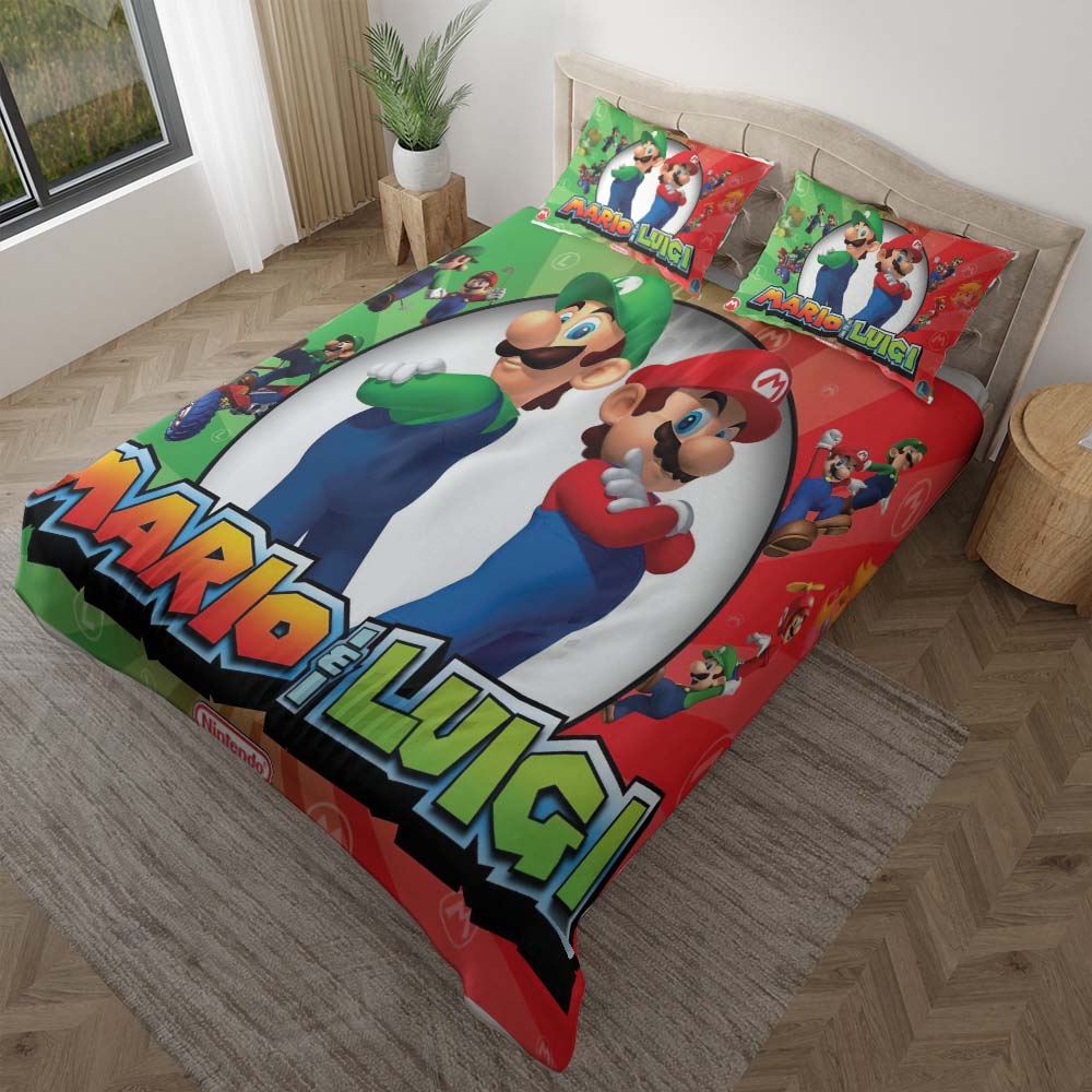 Mario und Luci Super Mario 1001 Kinderbettwäsche - Bettwäsche – Bild 2