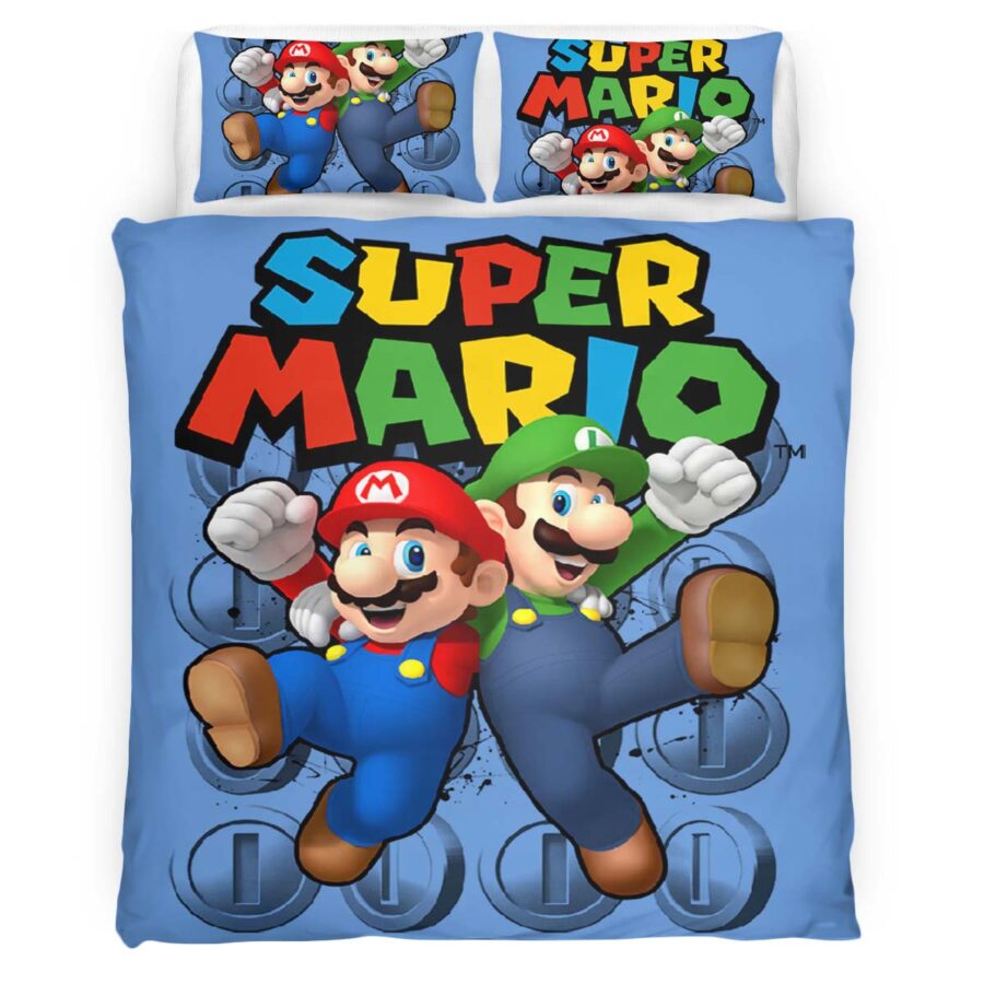 Mario und Luigi Super Mario 2 Kinderbettwäsche – Bettwäsche – Bild 4