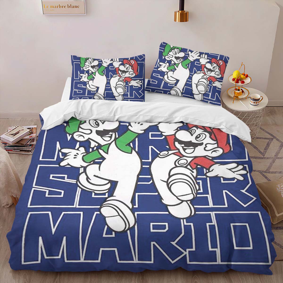 Mario und Luigi Super Mario 5 Kinderbettwäsche – Bettwäsche – Bild 2